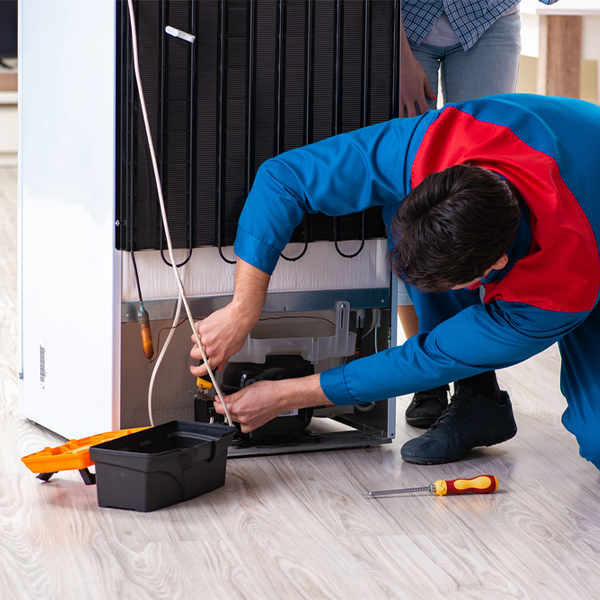 how much do you charge for refrigerator repair services in Hortonville New York